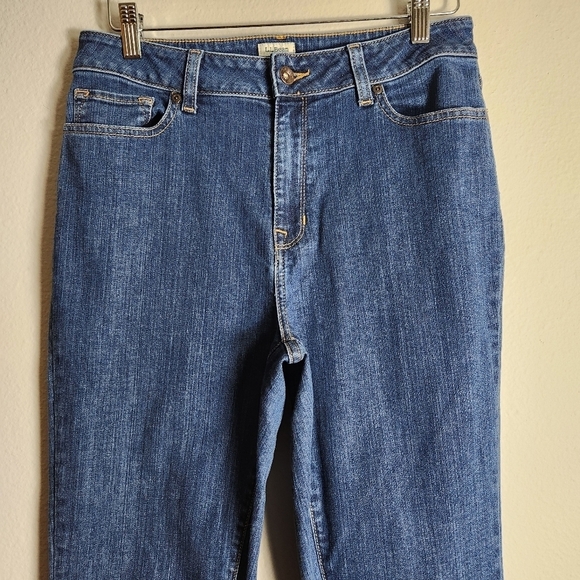 L.L. Bean Womens True Shape Classic Fit High Rise Bootcut Leg Jeans-10 MT - Picture 5 of 11